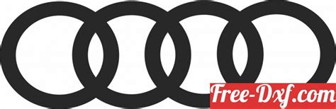 Kostenlose audi logo dxf.